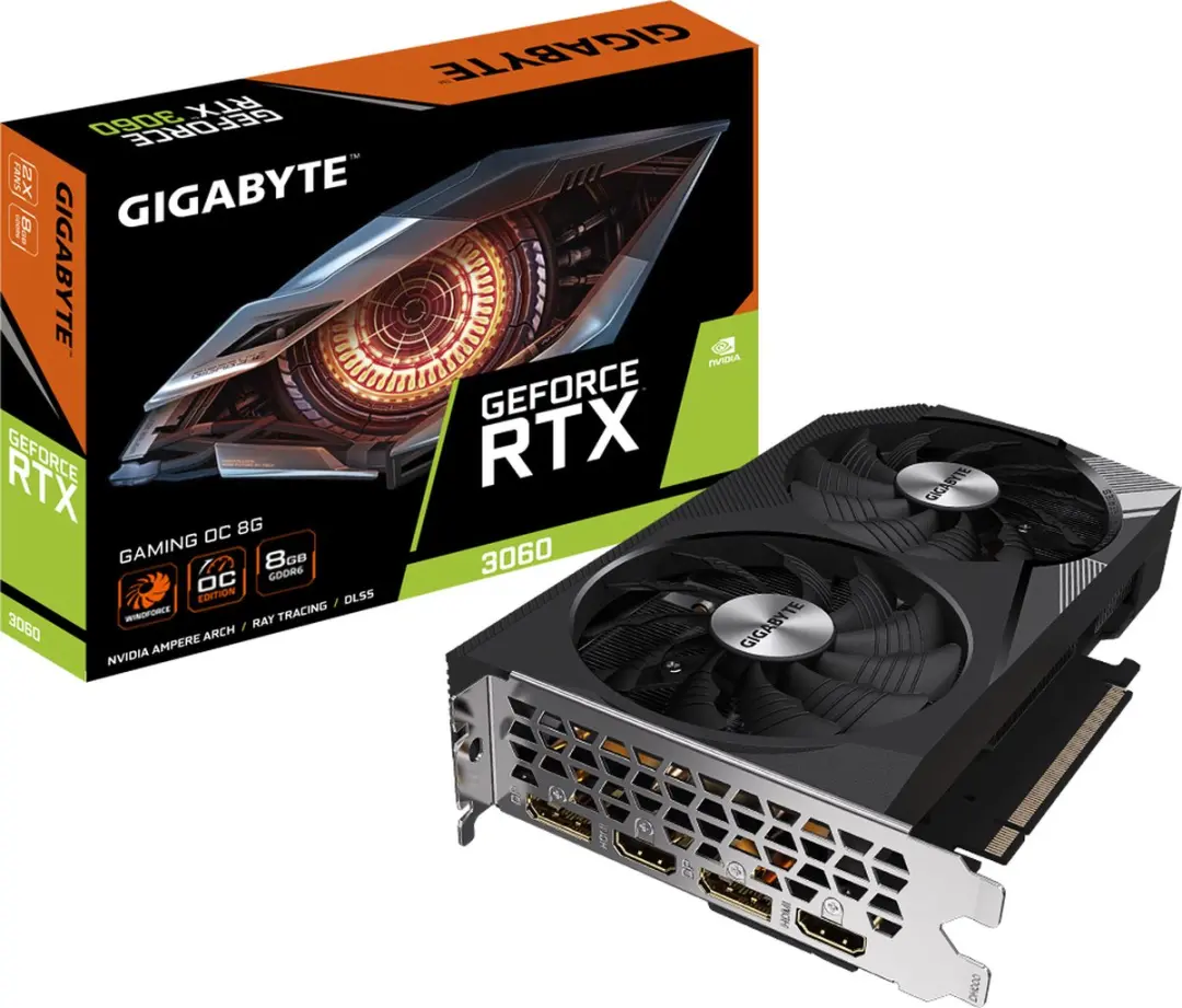 Gigabyte GAMING GV-N3060GAMING OC-8GD 2.0 Videokaart