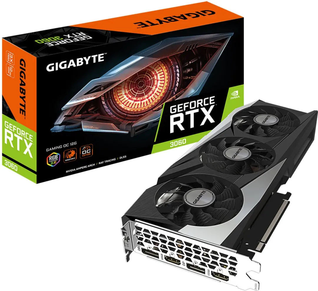 Gigabyte GeForce RTX 3060 Gaming OC GV-N3060GAMINGOC12 Videokaart - afbeelding 2 van 6