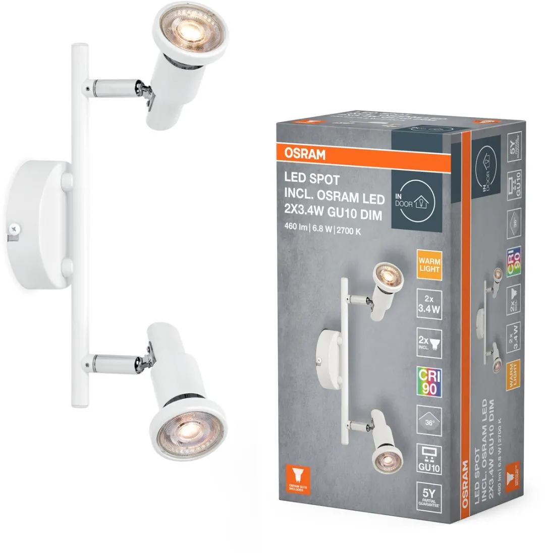 Osram LED Spot GU10 2x3,4W 460lm