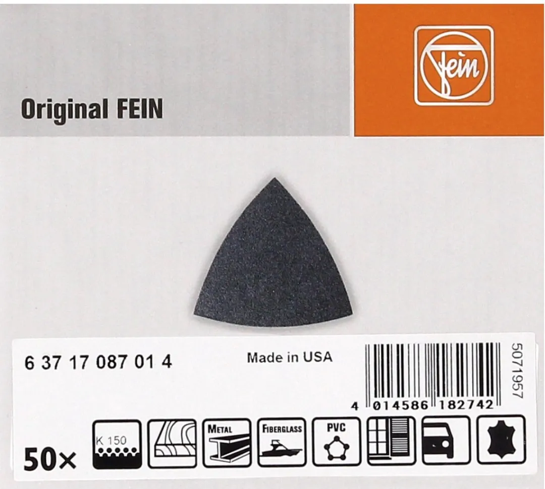 Fein 50x Schuurvellen K150 80mm - 150 Stuks