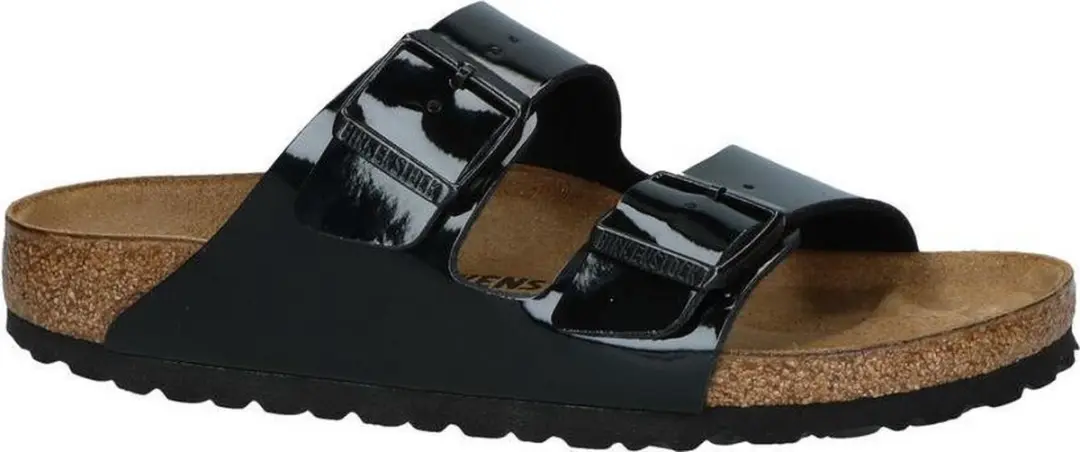 Birkenstock Arizona Slipper Smal Zwart Lak