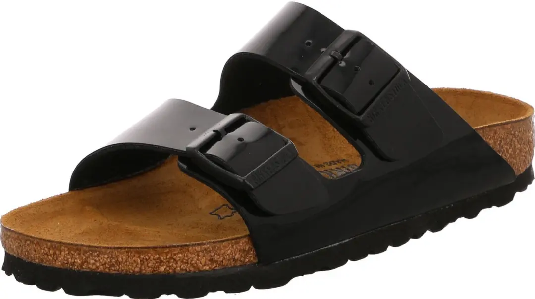 Birkenstock Arizona Slipper Smal Zwart Lak - 43 - afbeelding 2 van 6