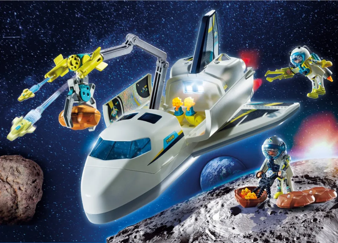 Playmobil Space Shuttle Missie 71368 - Multicolor