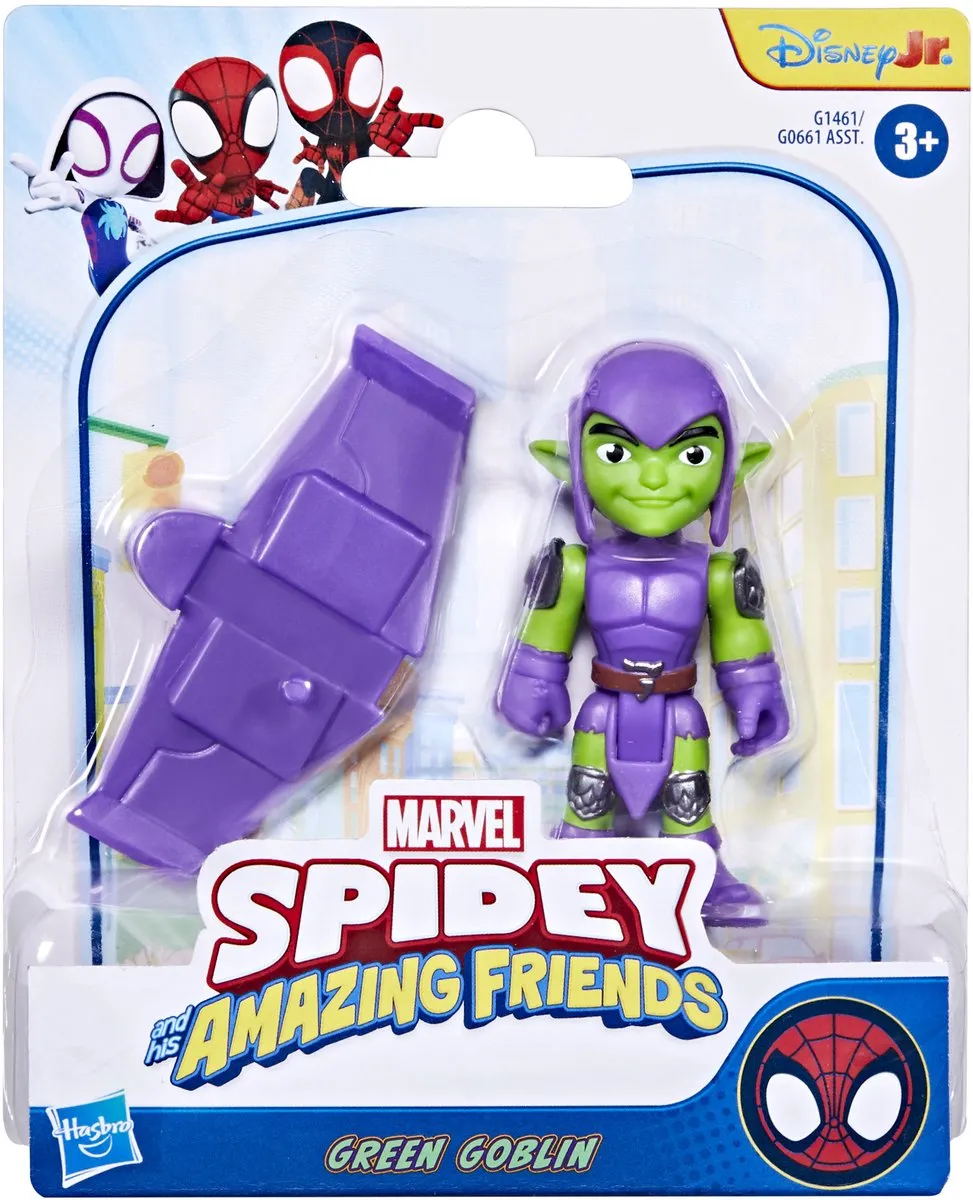 Marvel Spidey and His Amazing Friends Green Goblin Actiefiguur - Multi - afbeelding 2 van 3