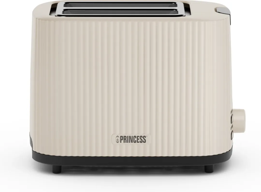 Princess Wave 142337 Broodrooster - 930W - 2 Sandwiches - Beige