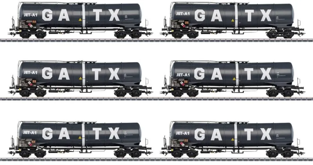 Märklin H0 47546 Ketelwagens Zans GATX