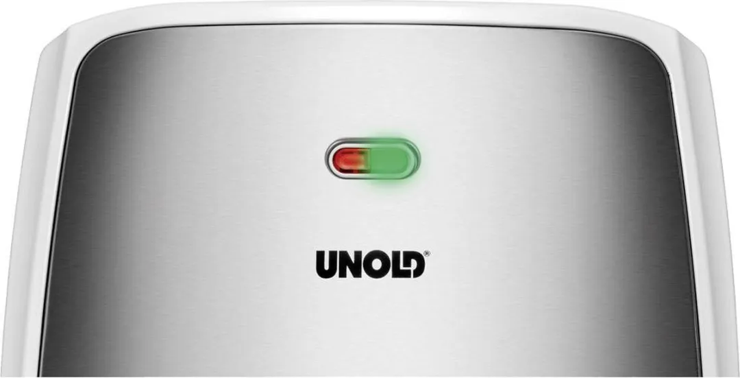 Unold Quadro Sandwich toaster Inklapbaar Wit, Zwart
