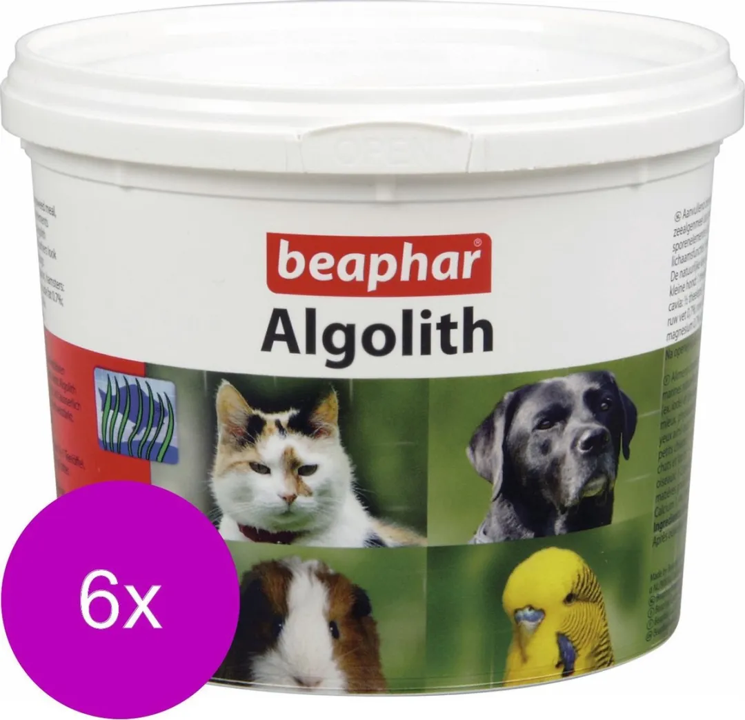 Beaphar Zeewier Algolith Voedingssupplement 6x500g