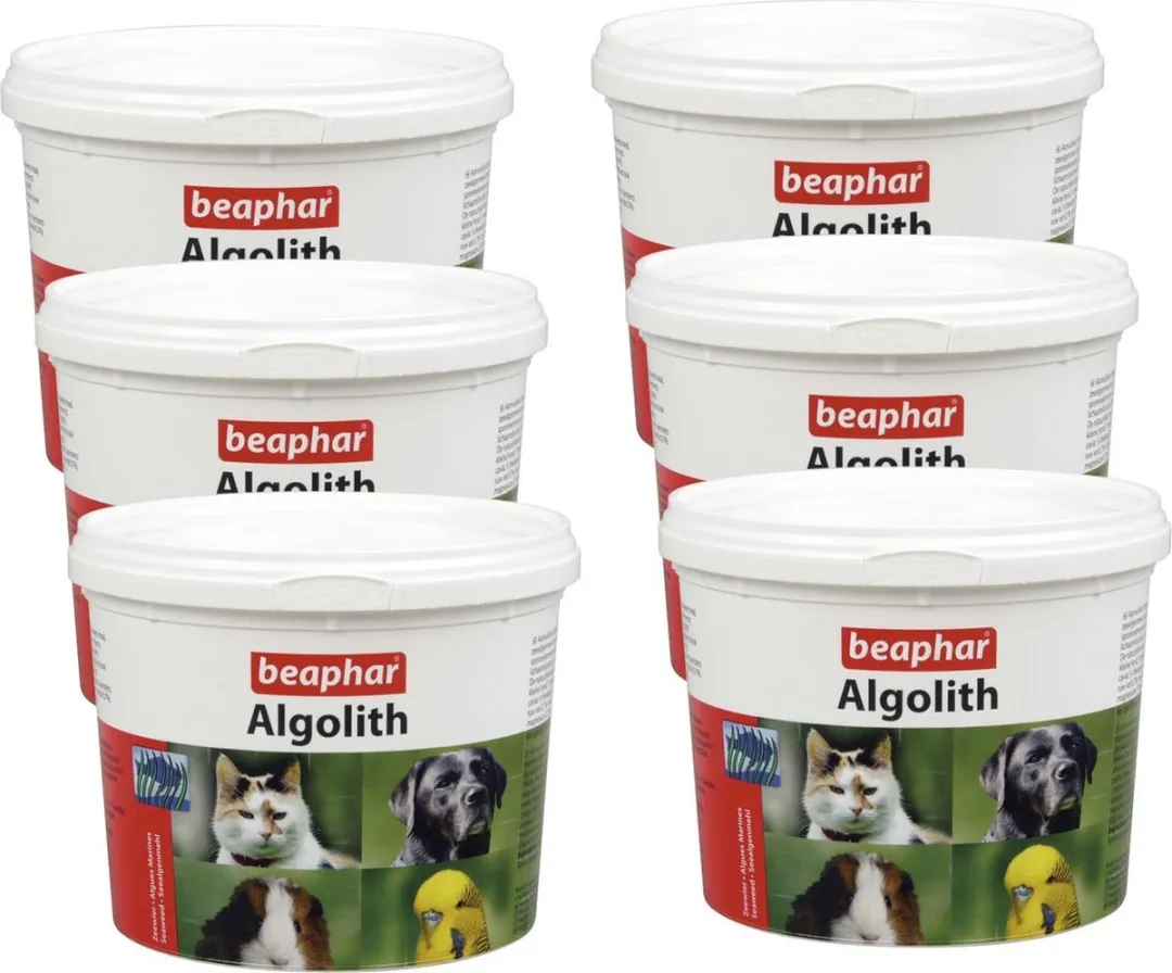 Beaphar Zeewier Algolith Voedingssupplement 6x500g