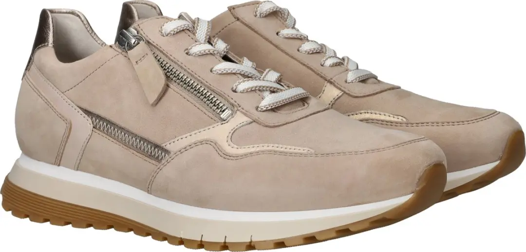 Gabor 378 Sneakers - Suède Dames - Beige - afbeelding 4 van 6