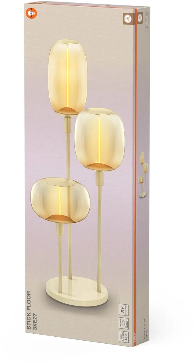 Osram Decor Stick Floor Grondlamp Beige - 3xE27