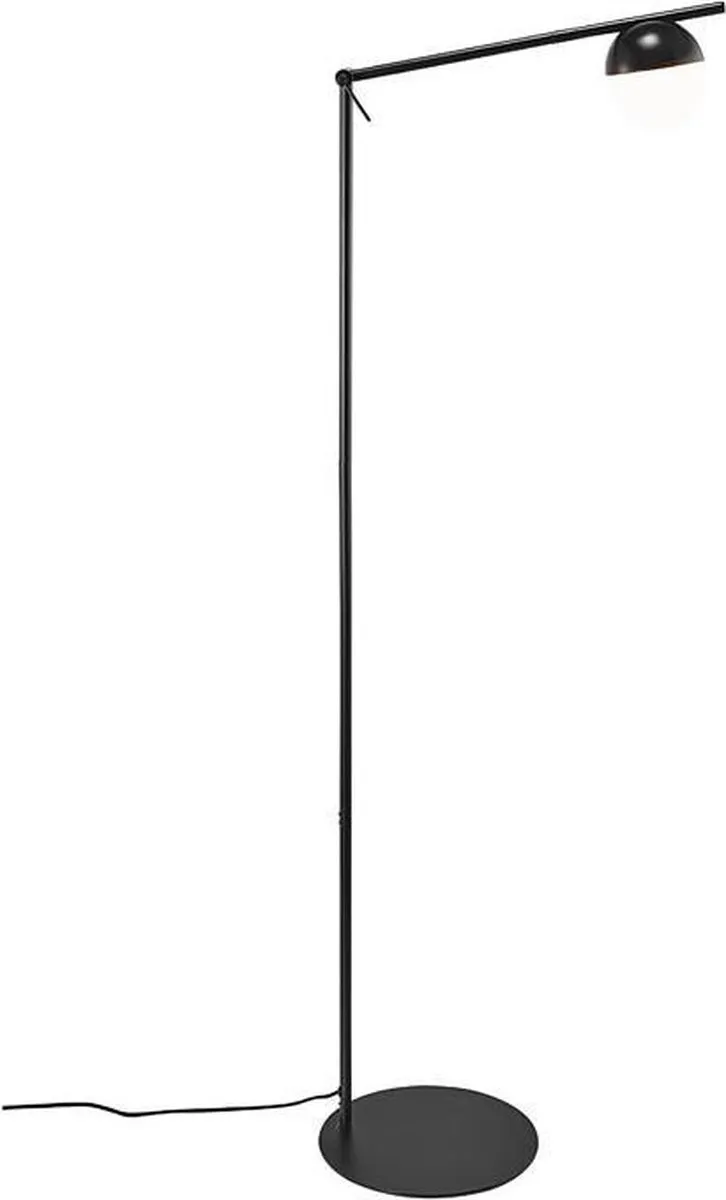 Nordlux Contina Vloerlamp - Opaal Glas/Zwart