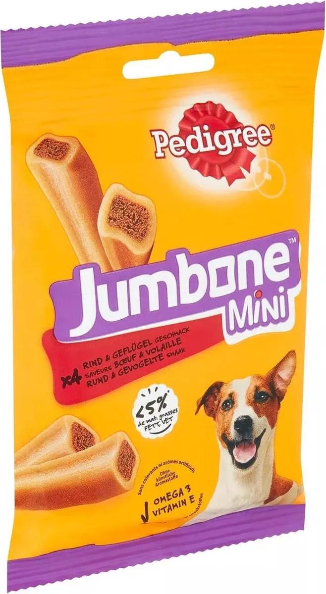 Pedigree Jumbone Mini Rund & Gevogelte 48 Stuks