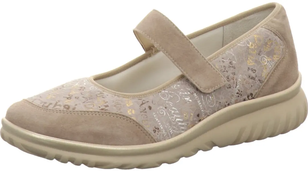 Semler dames instappers beige maat 39