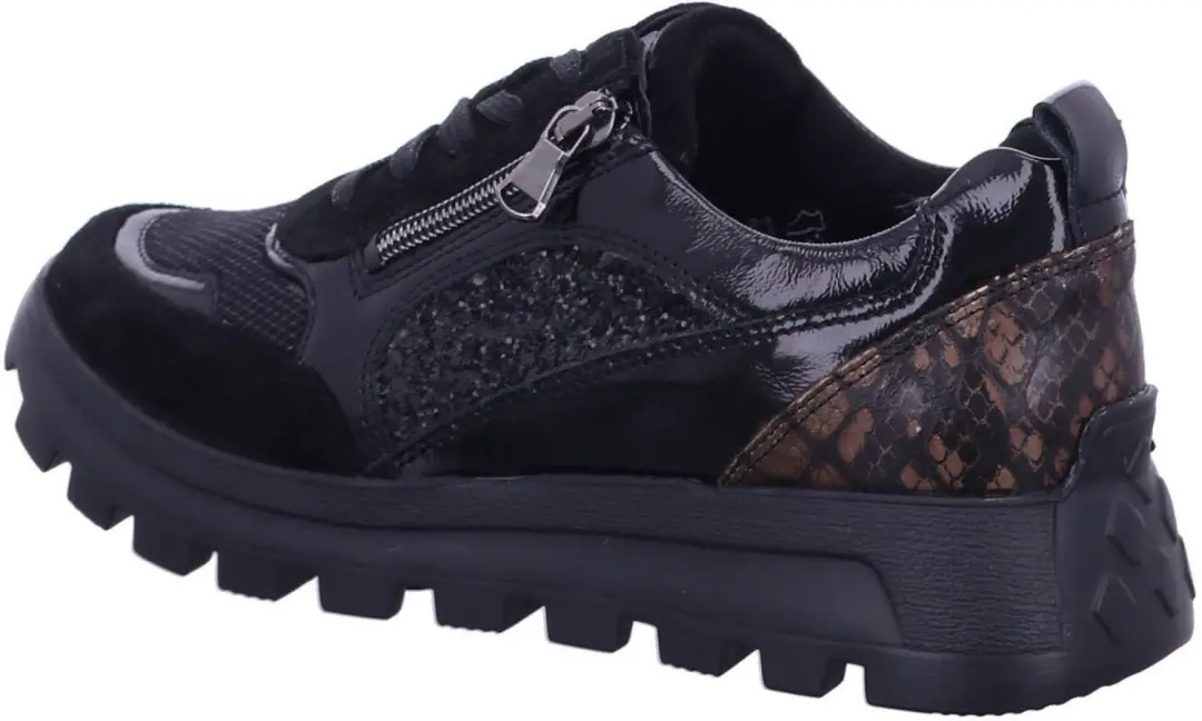 Waldläufer Dames Sneakers - Zwart - 38.5 - afbeelding 6 van 6