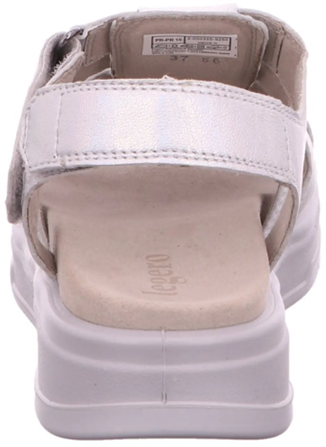 Legero dames slippers zilver maat 41