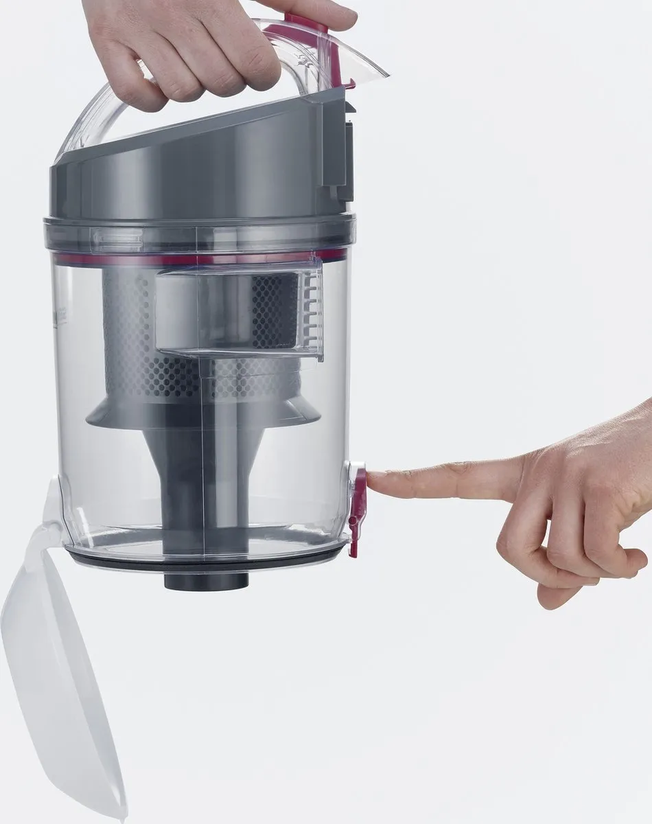 Severin CY 7088 Cycloon Stofzuiger - 750W - 2,1L - HEPA 13 - Rood/Wit