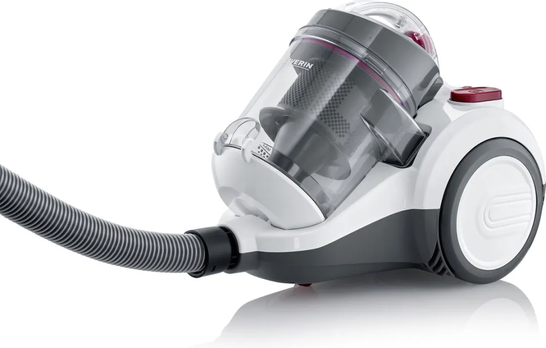 Severin CY 7088 Cycloon Stofzuiger - 750W - 2,1L - HEPA 13 - Rood/Wit - afbeelding 6 van 6