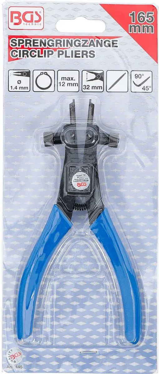 BGS technic 445 Borgringtang Extern 165mm - afbeelding 3 van 5