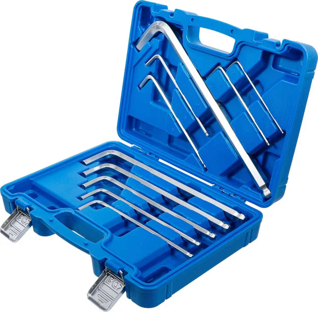 BGS technic Stiftsleutelset Max inbus 3-17mm 10 delig - afbeelding 3 van 6