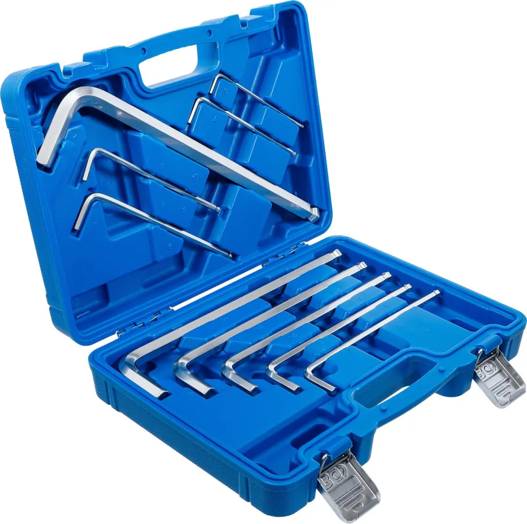 BGS technic Stiftsleutelset Max inbus 3-17mm 10 delig - afbeelding 2 van 6
