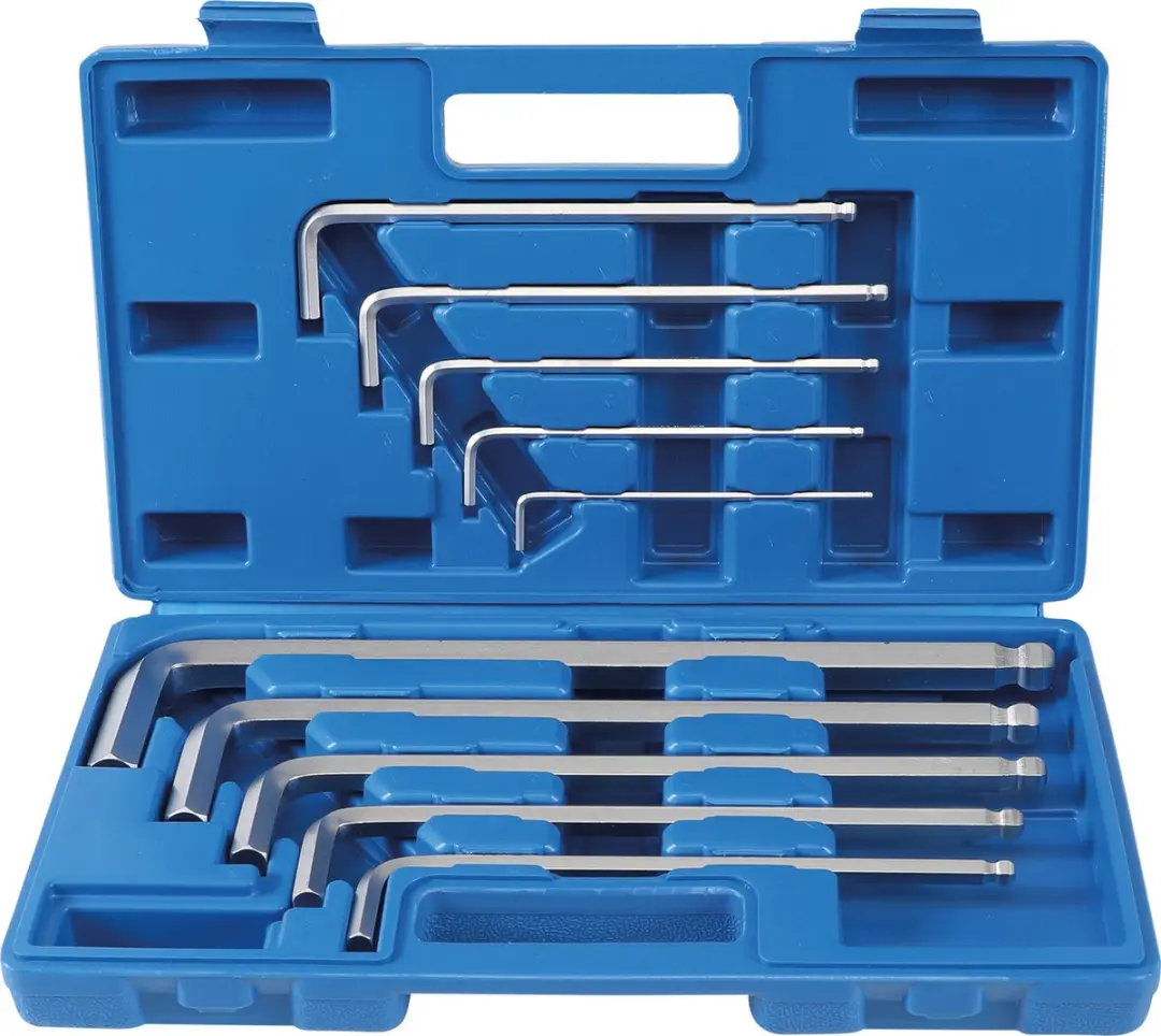 BGS technic Stiftsleutelset Max inbus 3-17mm 10 delig