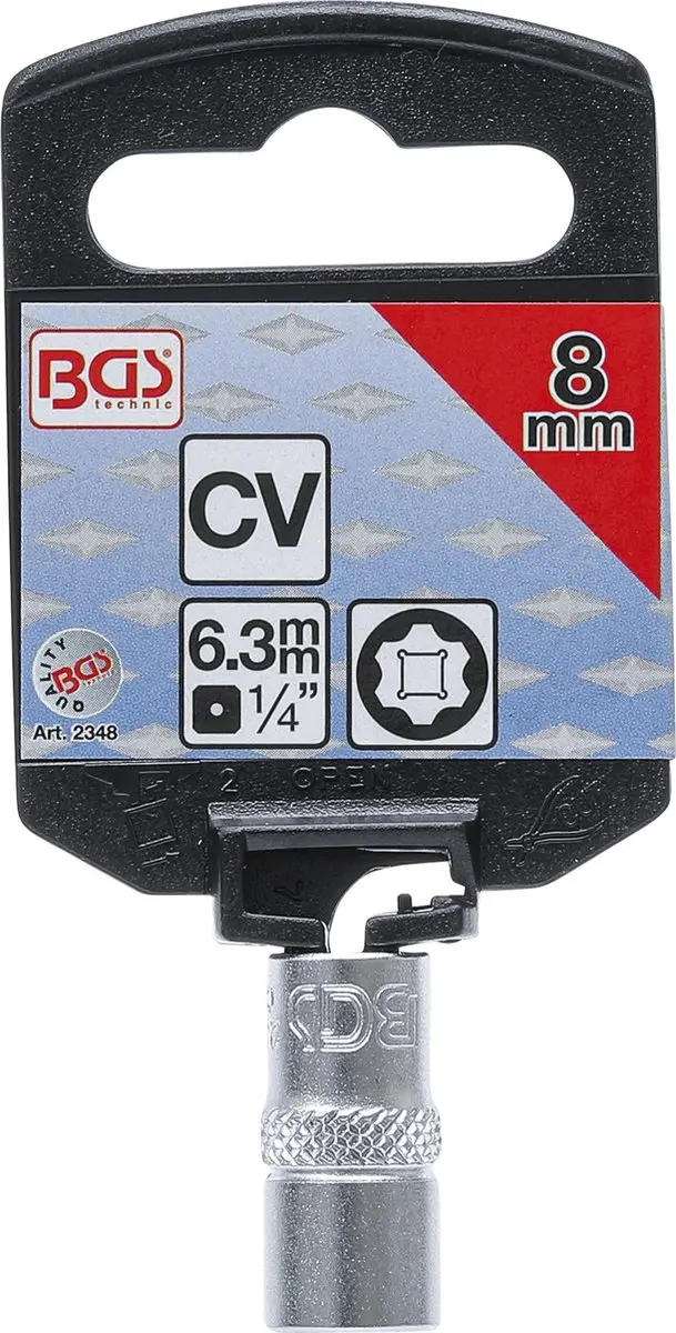 BGS technic Dopsleuteldop Super Lock 1/4 8 mm