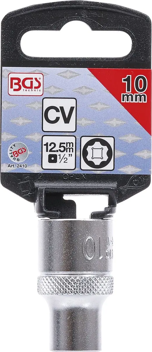 BGS technic Dopsleuteldop Super Lock 1/2 10 mm - afbeelding 6 van 6