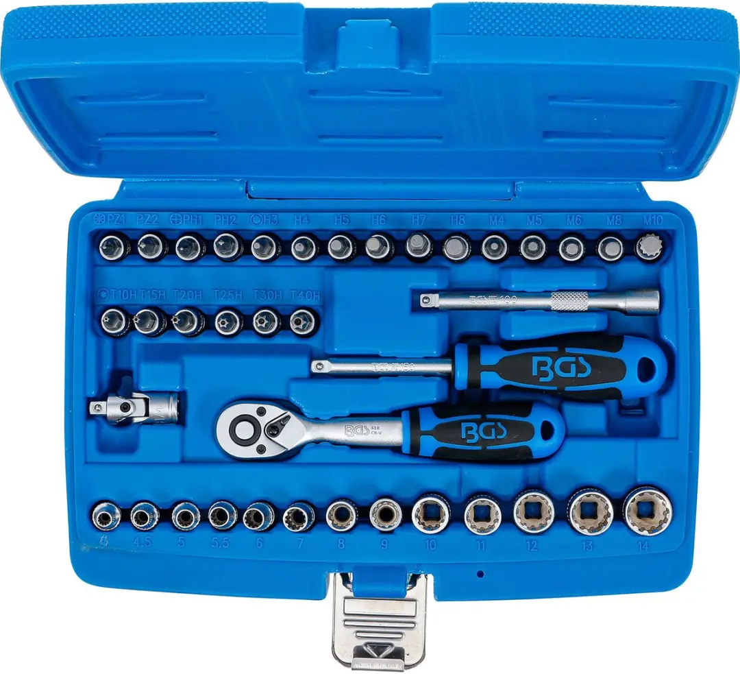 BGS technic Dopsleutelset Gear Lock 1/4 - 39 delig - afbeelding 3 van 6