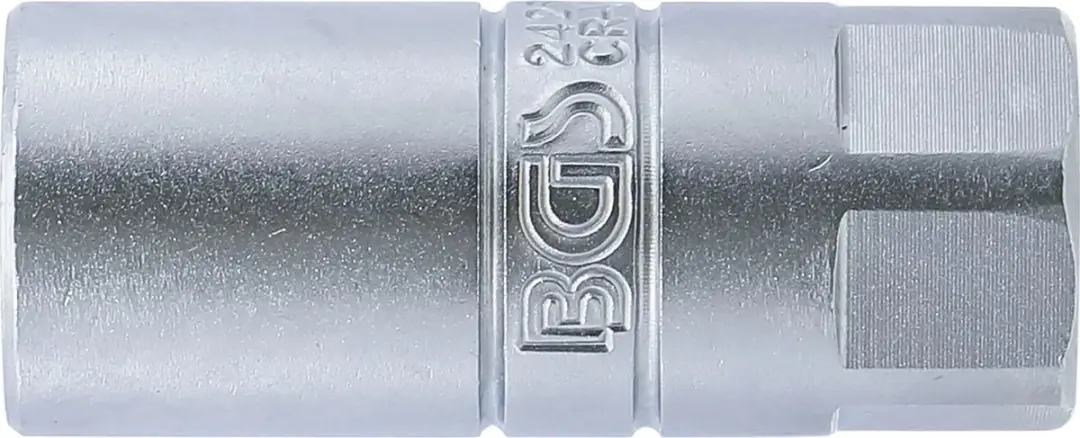 BGS Bougiedopsleutel zeskant 1/2 inch - 18 mm - Zilver - afbeelding 5 van 6