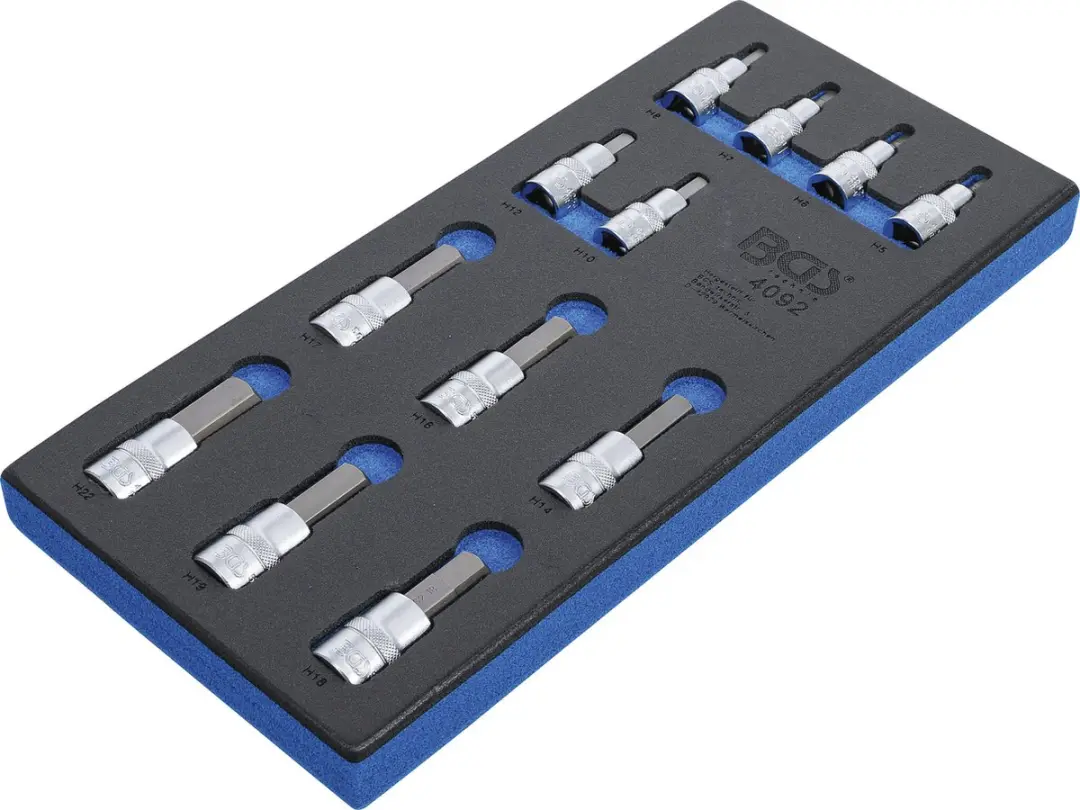 BGS technic 4092 Dopsleutelbitset Inbus 12-delig