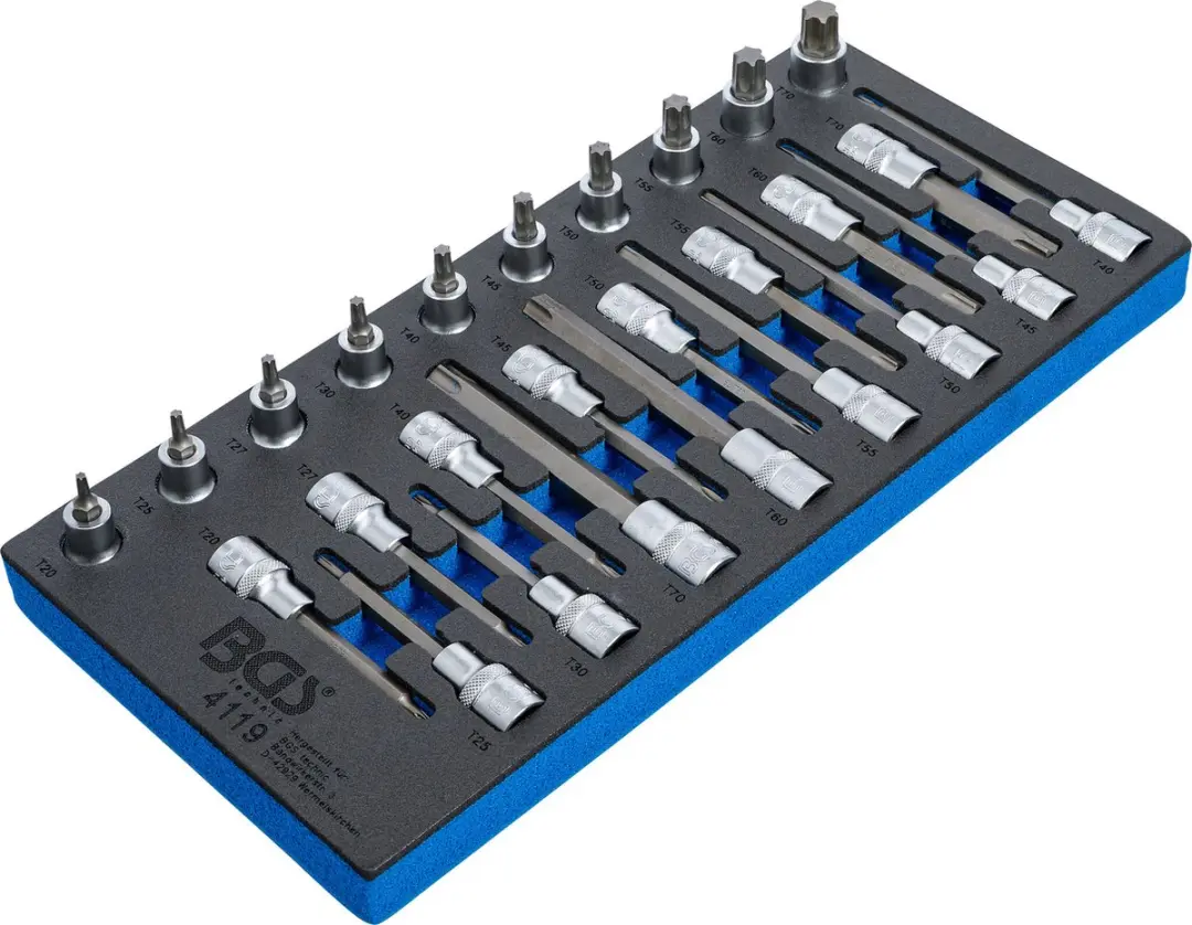 BGS technic Dopsleutelbitset Torx 4119
