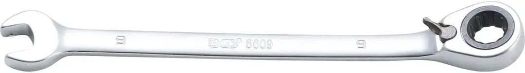BGS Ratel ringsteeksleutel omschakelbaar 9 mm