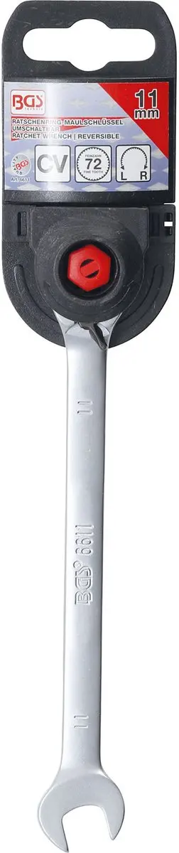 BGS Technic Ratelringsteeksleutel 11 mm - Omschakelbaar - afbeelding 2 van 3