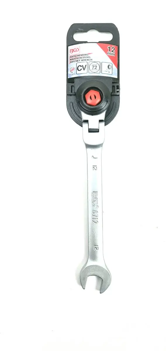 BGS technic 6712 Ratel knie ringsteeksleutel 12 mm - afbeelding 3 van 6