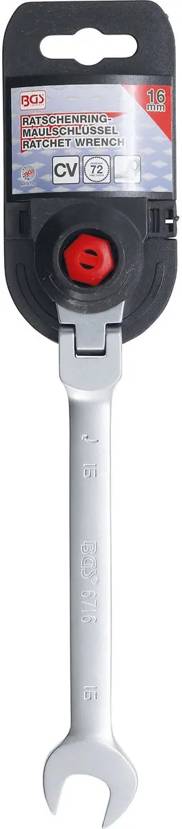 BGS technic Ratel knie ringsteeksleutel 16 mm - afbeelding 2 van 6