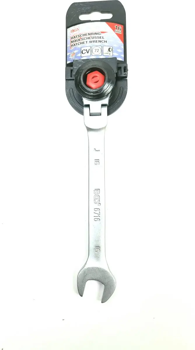 BGS technic Ratel knie ringsteeksleutel 16 mm - afbeelding 4 van 6