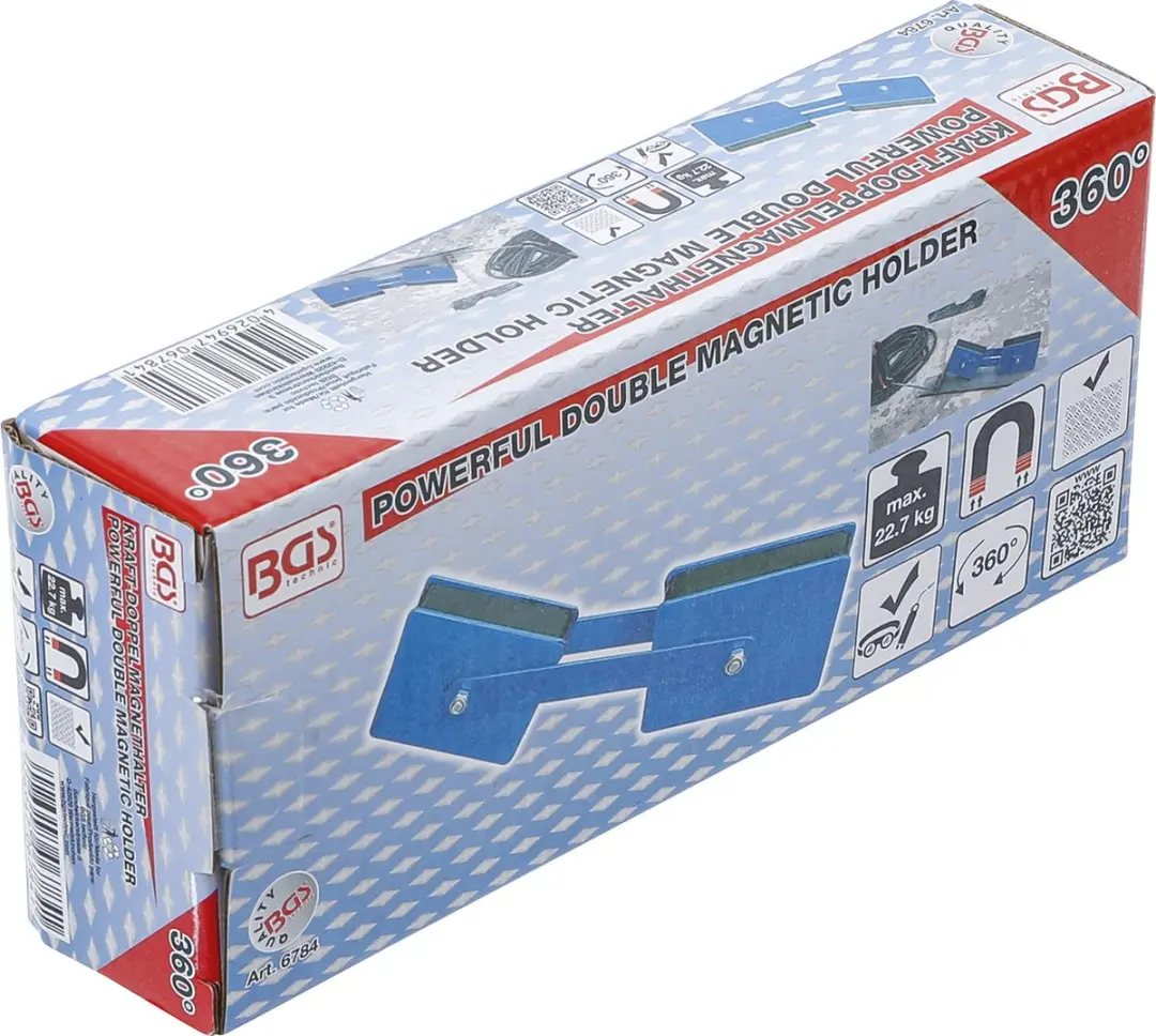 BGS technic 6784 Dubbele Magneethouder - 22,7 kg - afbeelding 2 van 2