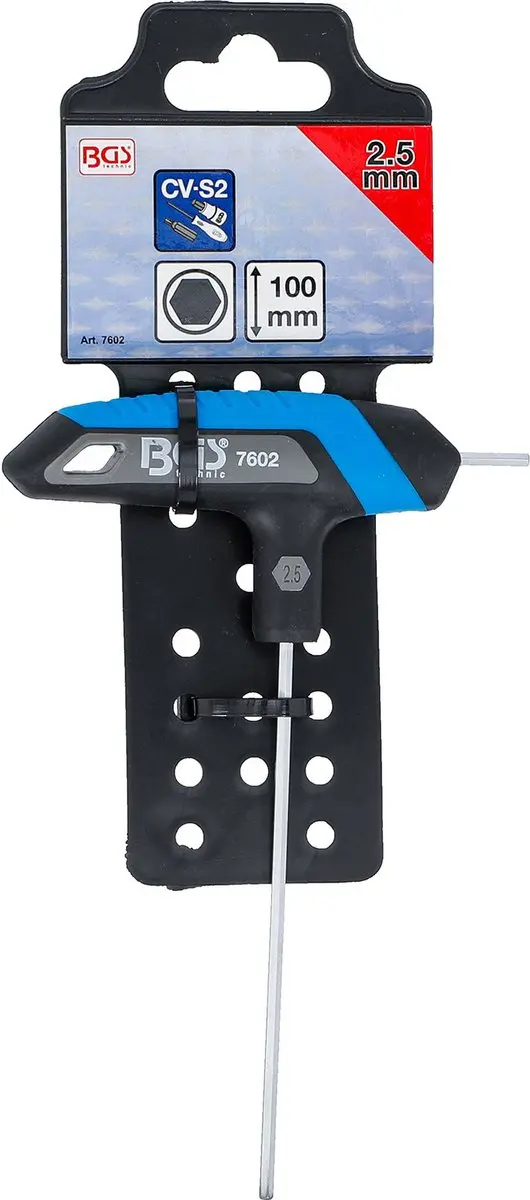 BGS Schroevendraaier met T-greep binnenzeskant 2,5 mm - afbeelding 4 van 5