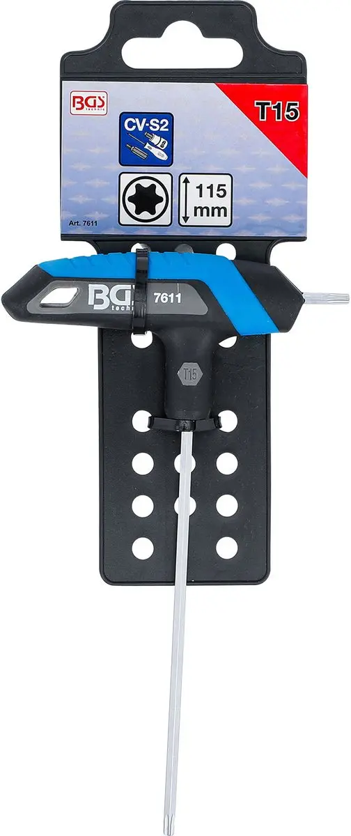 BGS Schroevendraaier met T-greep - Torx T15 - afbeelding 5 van 5