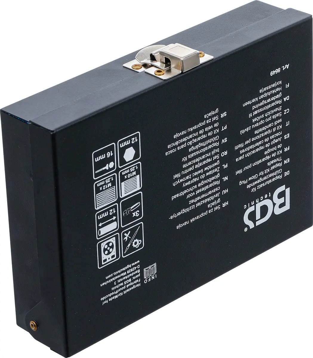 BGS Reparatieset Gloeibougiedraad M10 x 1,25mm - afbeelding 4 van 6