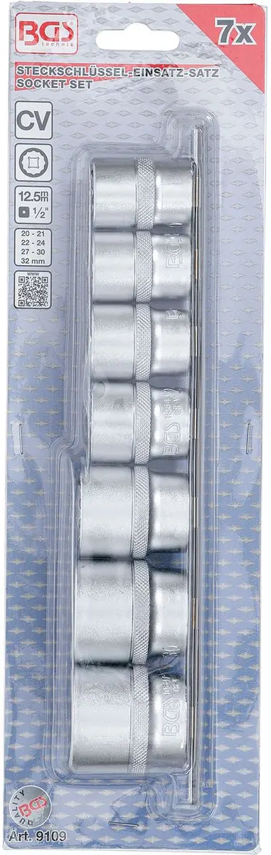 BGS technic Doppenset 1/2 twaalfkant 20-32mm 7-delig - afbeelding 6 van 6