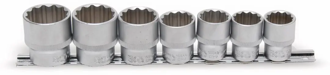 BGS technic Doppenset 1/2 twaalfkant 20-32mm 7-delig