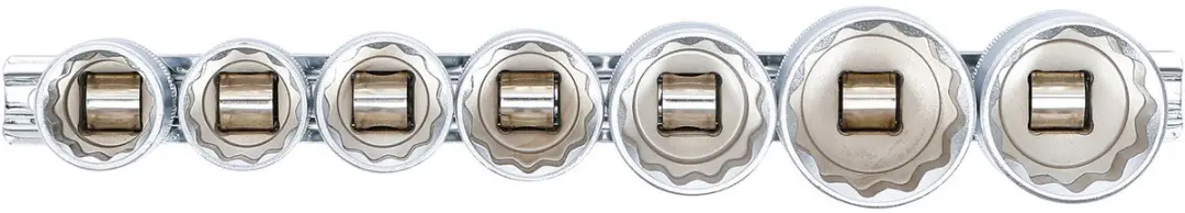 BGS technic Doppenset 1/2 twaalfkant 20-32mm 7-delig - afbeelding 3 van 6
