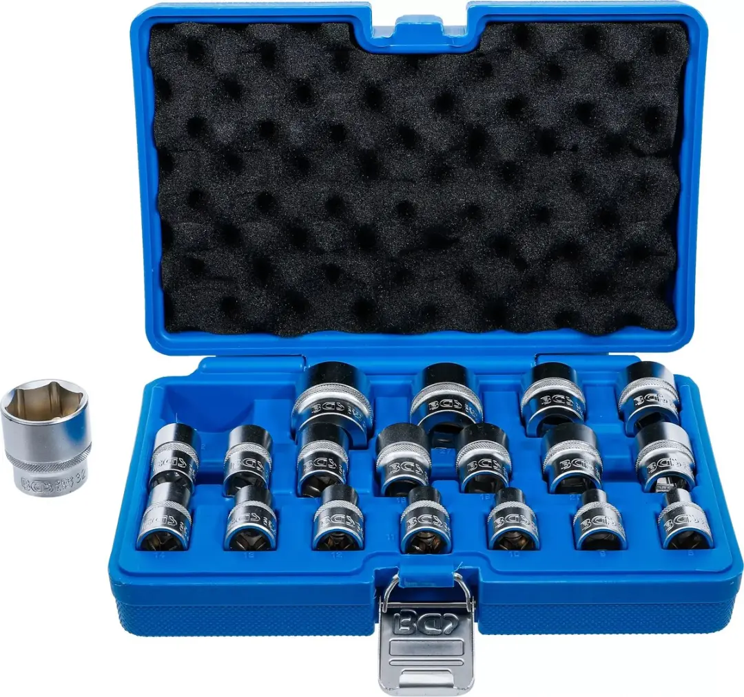 BGS Doppenset zeskant 1/2 8-32mm - 19 delig - afbeelding 2 van 6