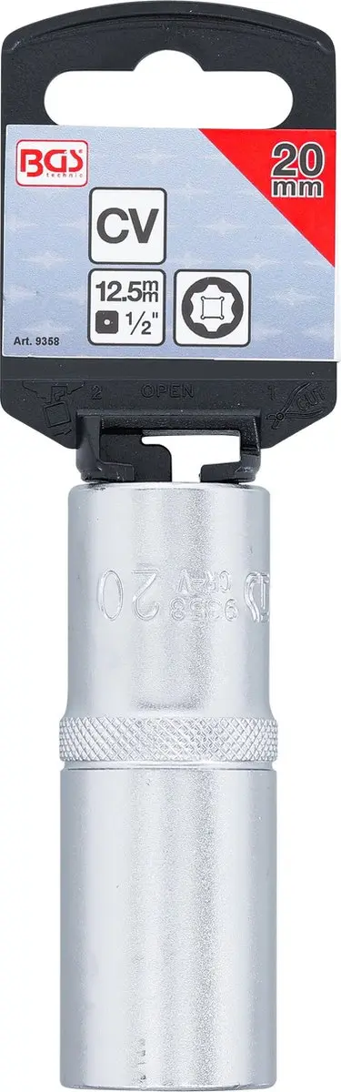 BGS Super Lock Dopsleuteldop 1/2" Diep 20 mm - afbeelding 5 van 6