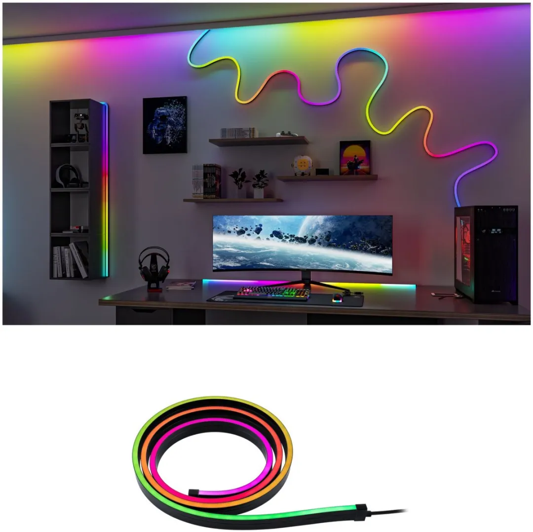 Paulmann EntertainLED LED-buis Black Neon 1,5m 3W RGB+
