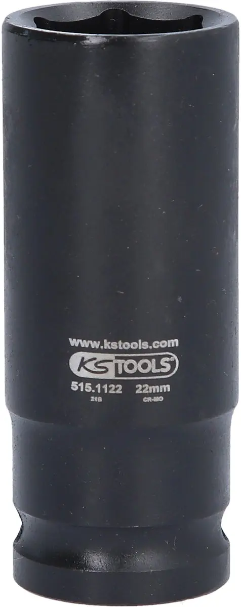 KS Tools 515.1122 Dopsleutel 1/2 Lang 22 mm - afbeelding 3 van 4