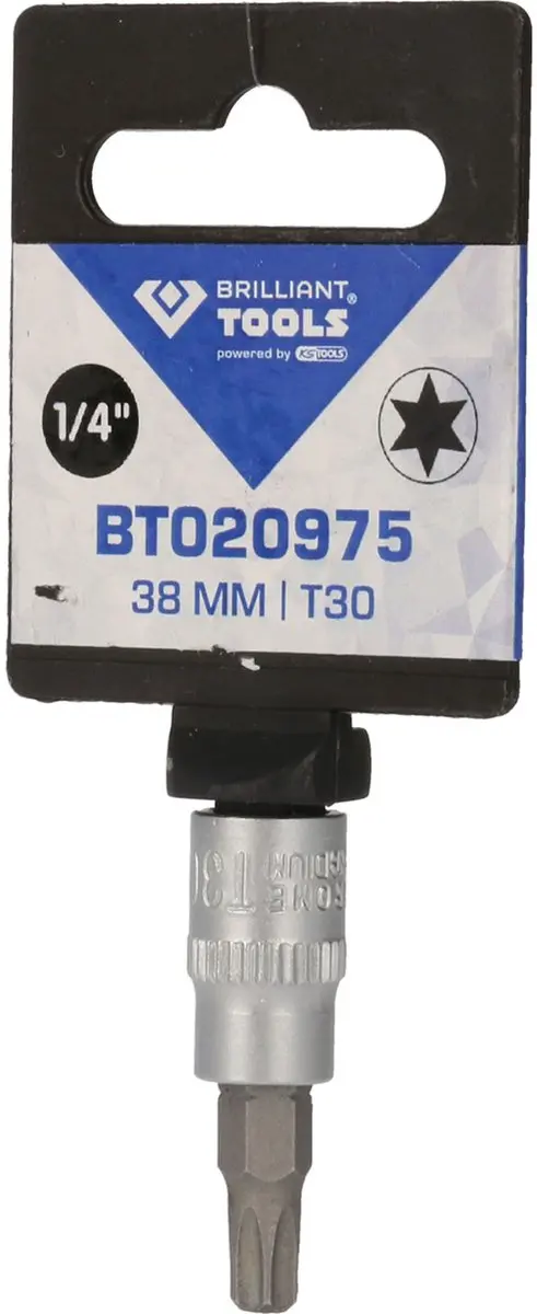 Brilliant Tools BT020975 Torx-bitdop T30 1/4" - afbeelding 4 van 4