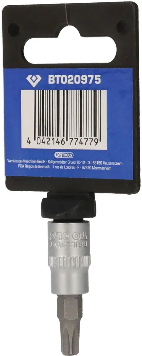 Brilliant Tools BT020975 Torx-bitdop T30 1/4" - afbeelding 2 van 4